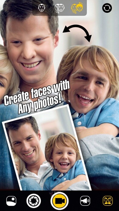 Emulate iPhone app BeFace - Live Face Swap & Voice Change, Switch Faces [free] using MyAndroid